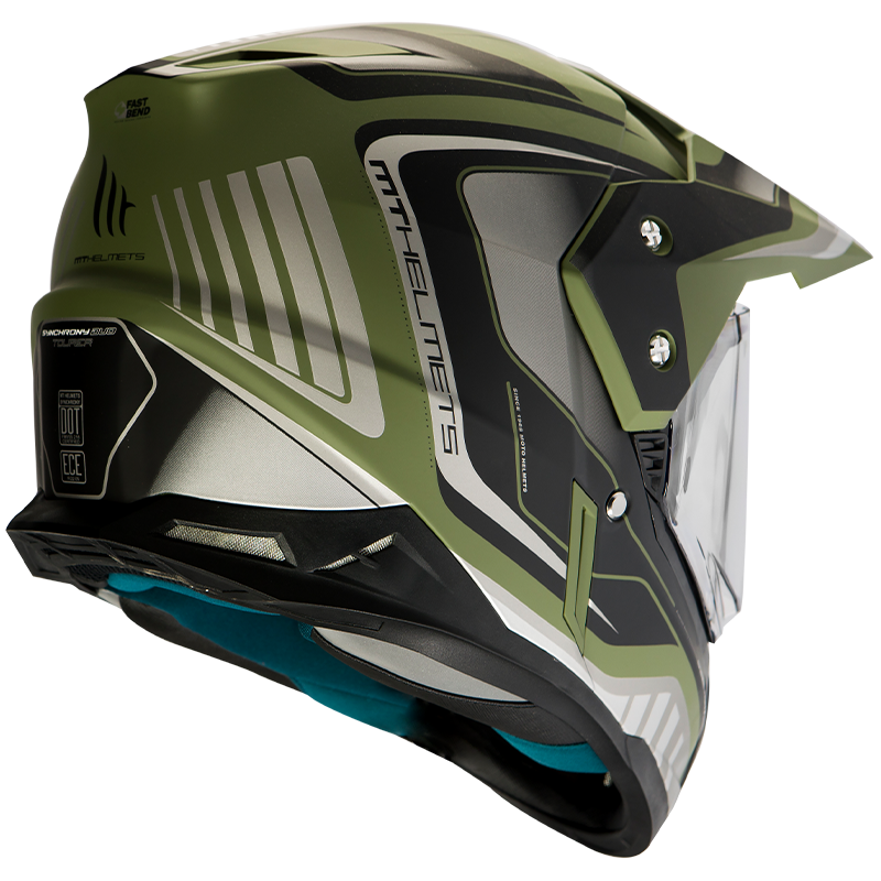 MT Helmets Synchrony SV Duo Sport Tourer Matt Green Military/ Black Helmet