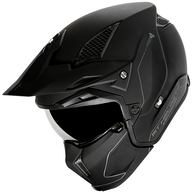 MT Helmets Streetfighter SV Solid A1 Matt Black Helmet