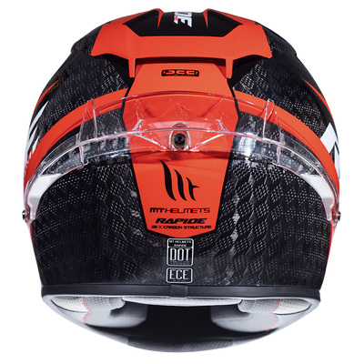 MT Helmets Rapide Pro Carbon Gloss Red Helmet
