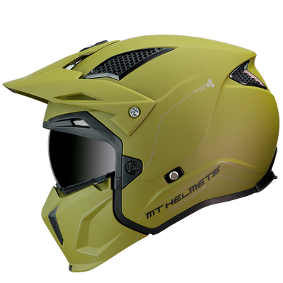 MT Helmets Streetfighter SV Solid A6 Matt Green Helmet