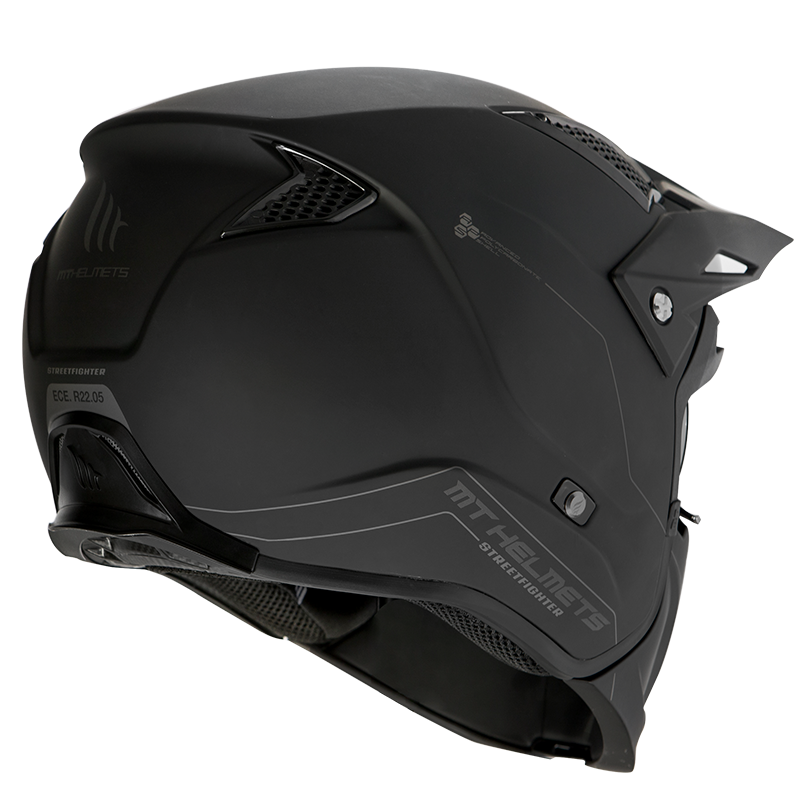 MT Helmets Streetfighter SV Solid A1 Matt Black Helmet