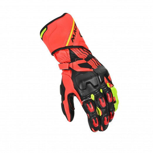 Macna Powertrack Red/ Black/Fluo Yellow Glove (317)