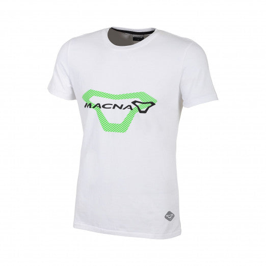 Macna Logo T-Shirt White Green