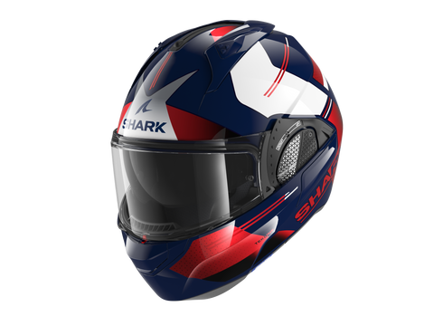 Shark EVO GT Tekline Blue White Red Helmet (BUR)