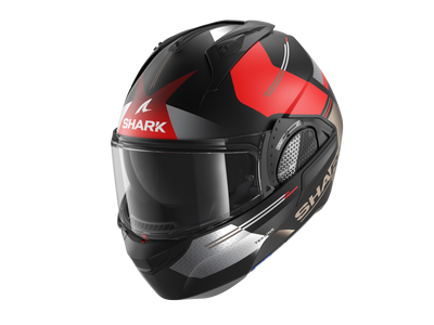 Shark EVO GT Tekline Matt Black Grey Helmet (KUR)