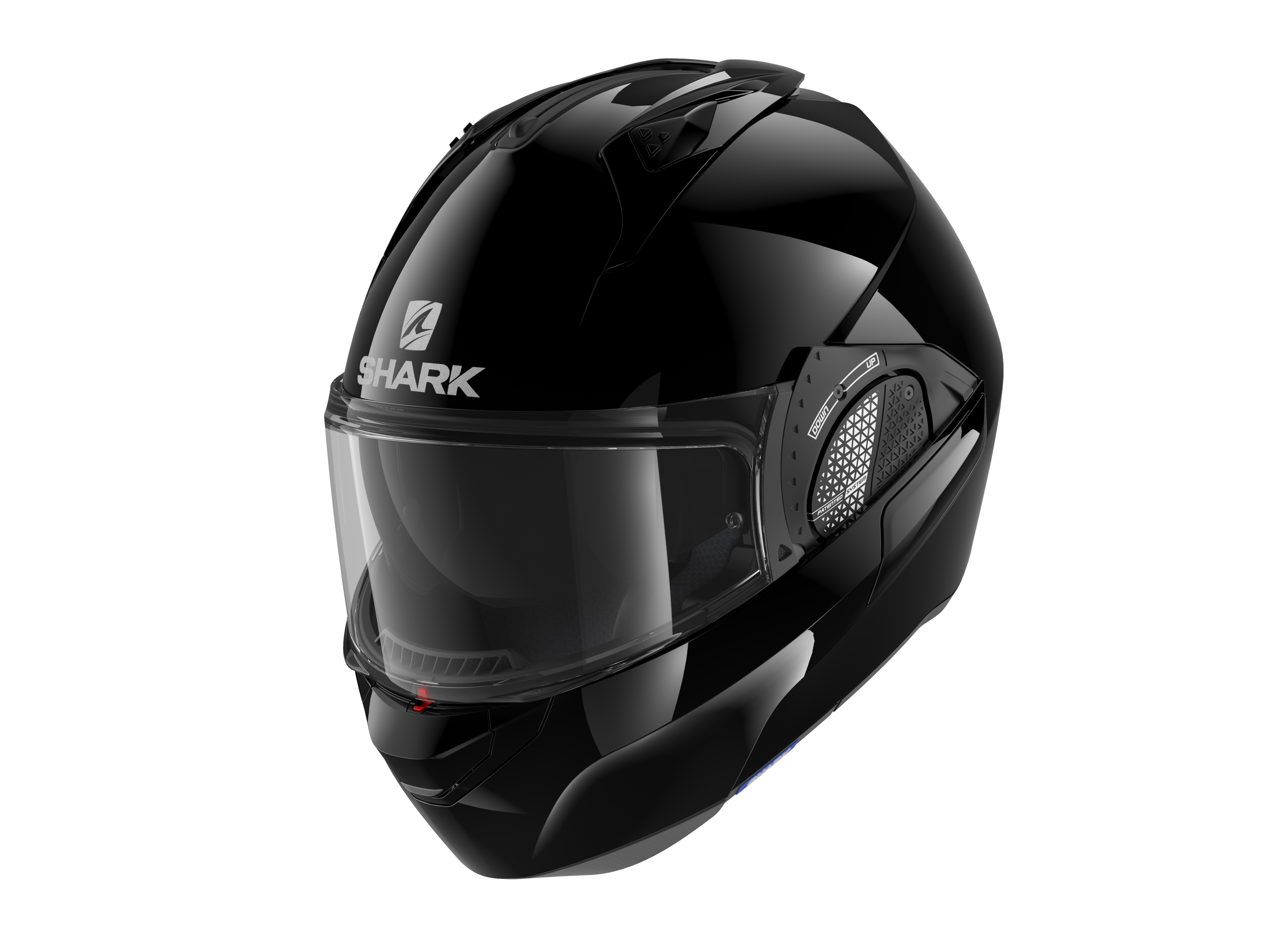 Shark EVO GT Blank Black Modular Helmet (BLK)