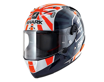 Shark Race-R Pro Replica Zarco 2019 Blue White Orange Helmet (BWO)