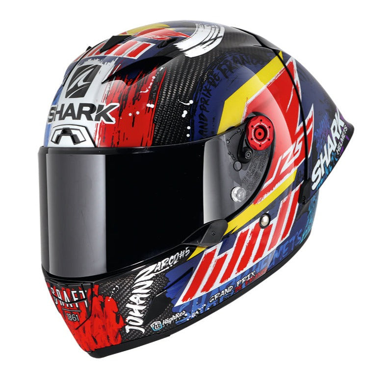 Shark Race-R Pro Carbon Zarco Chakra Blue Red Helmet (DVB)