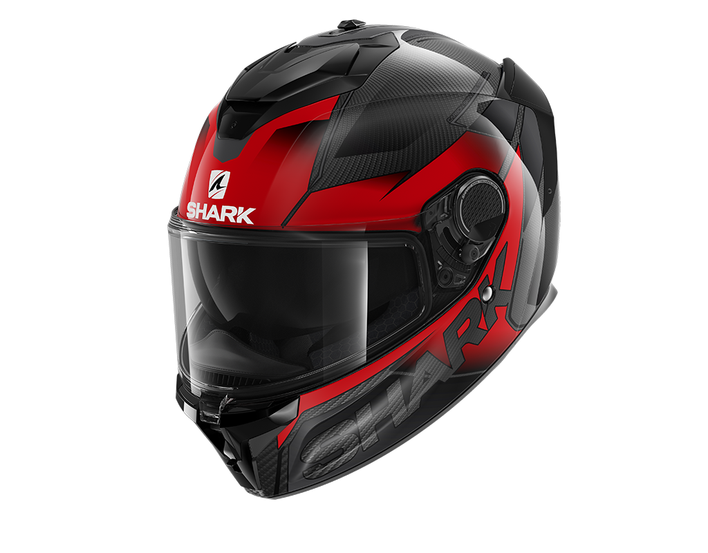 Shark Spartan GT Carbon Shestter Red Helmet (DRA)