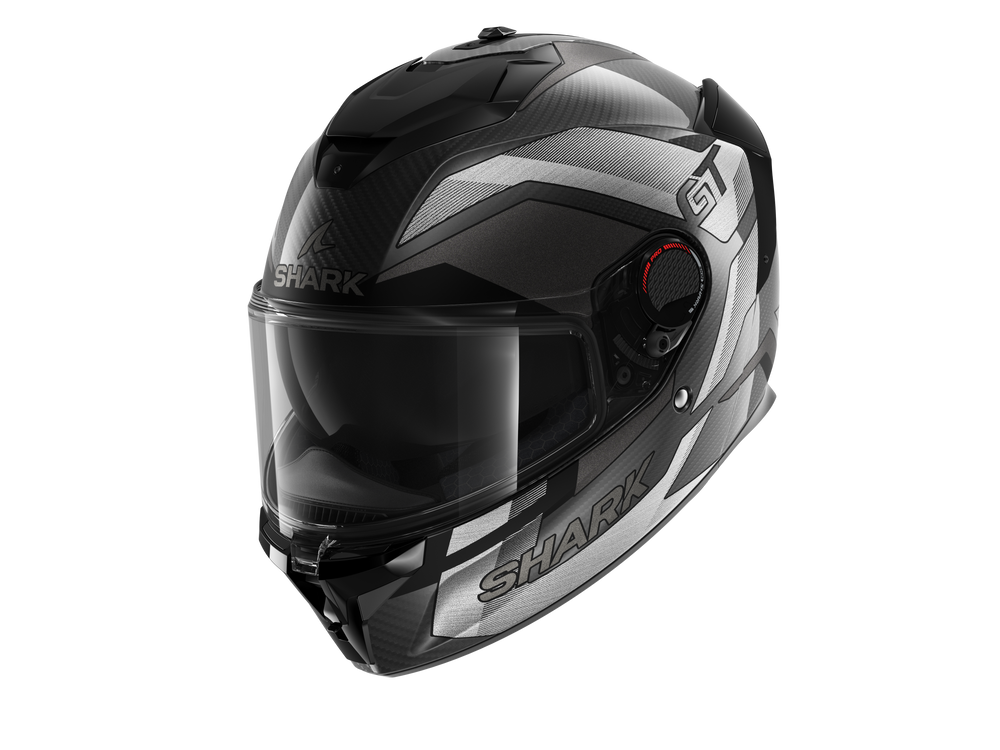 Shark Spartan GT Pro Carbon Ritmo Matt Black Grey Helmet (DSU)