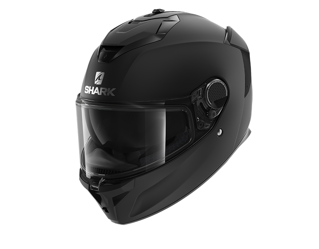 Shark Spartan GT Blank Mat Black Mat Helmet (KMA)