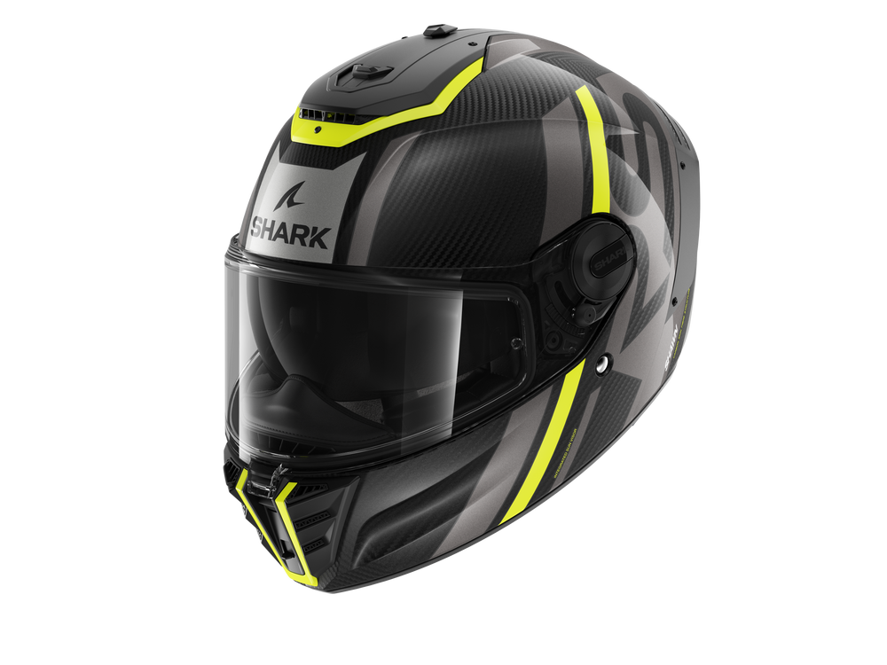 Shark Spartan RS Carbon Shawn Black Grey Yellow Helmet (DYA)