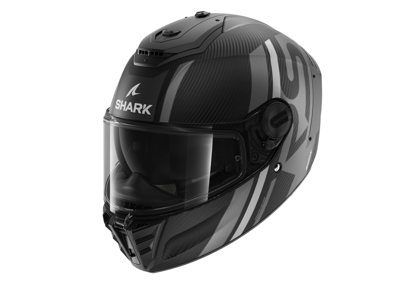 Shark Spartan RS Carbon Shawn Matt Black Grey Helmet (DSA)