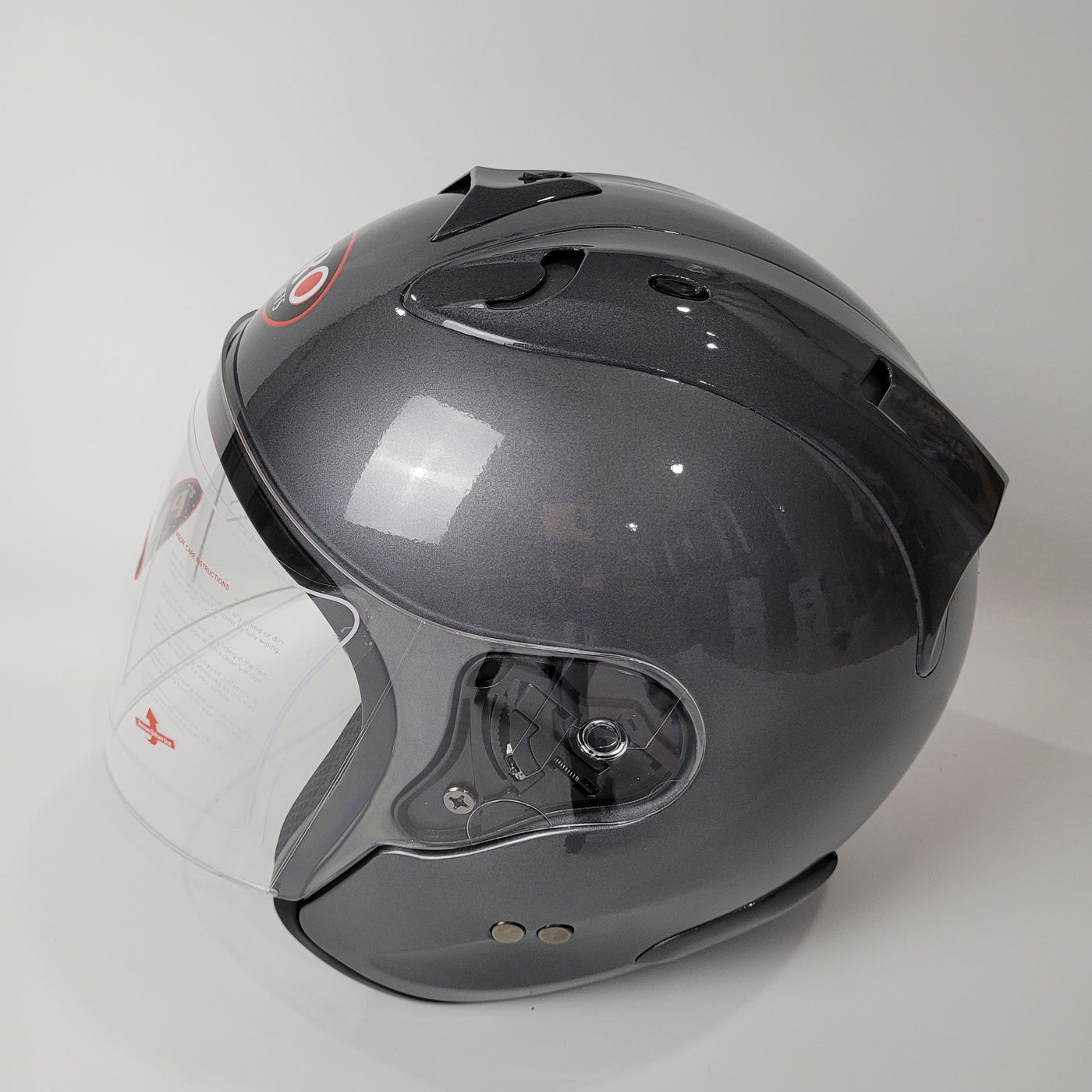 Pro 66 Gloss Titanium Helmet