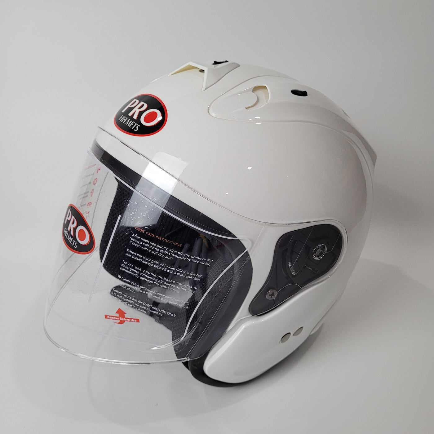 Pro 66 Gloss White Helmet
