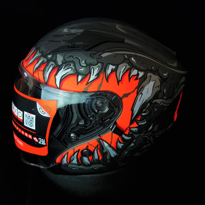 [Limited Edition] MT Helmets Avenue SV Kraken A1 Matt Black Helmet