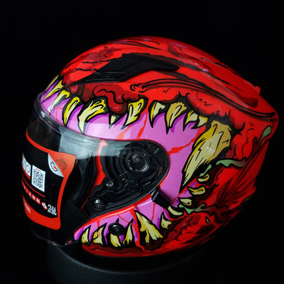 [Limited Edition] MT Helmets Avenue SV Kraken A5 Gloss Red Helmet