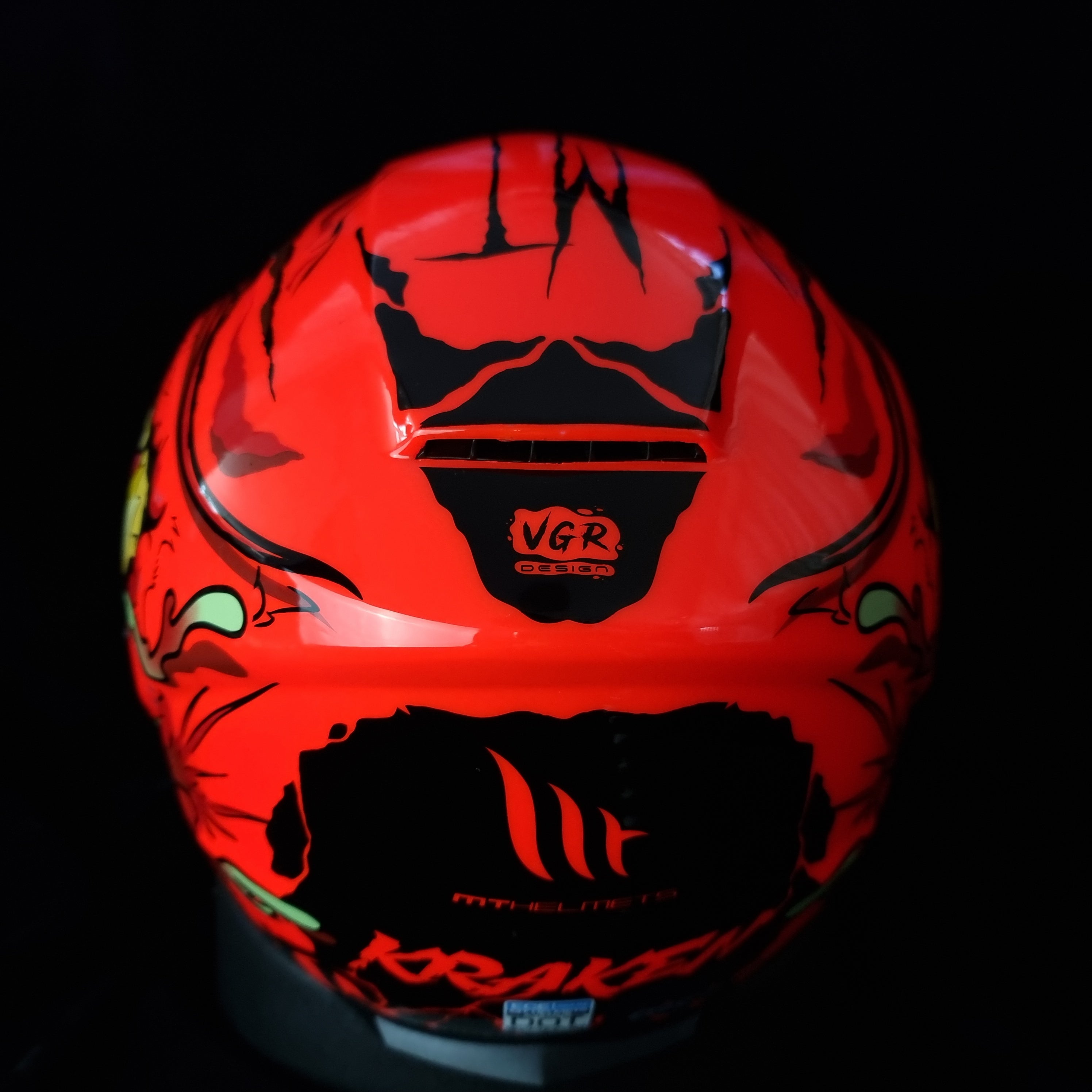 [Limited Edition] MT Helmets Avenue SV Kraken A5 Gloss Red Helmet
