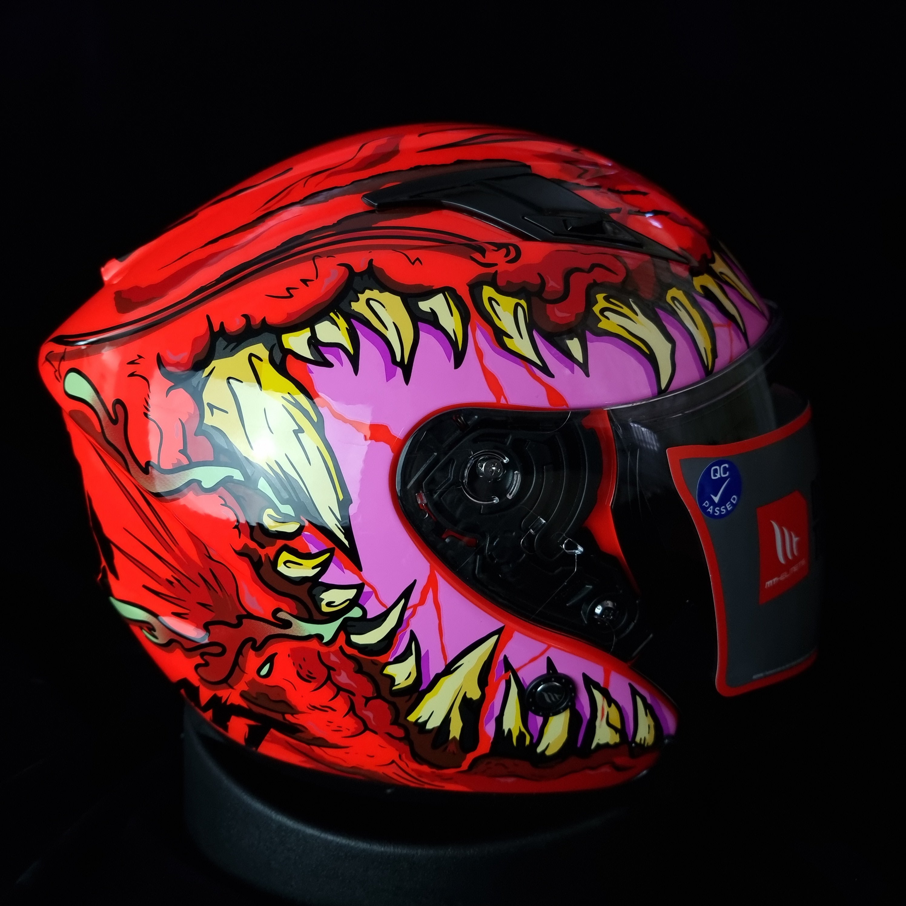 [Limited Edition] MT Helmets Avenue SV Kraken A5 Gloss Red Helmet