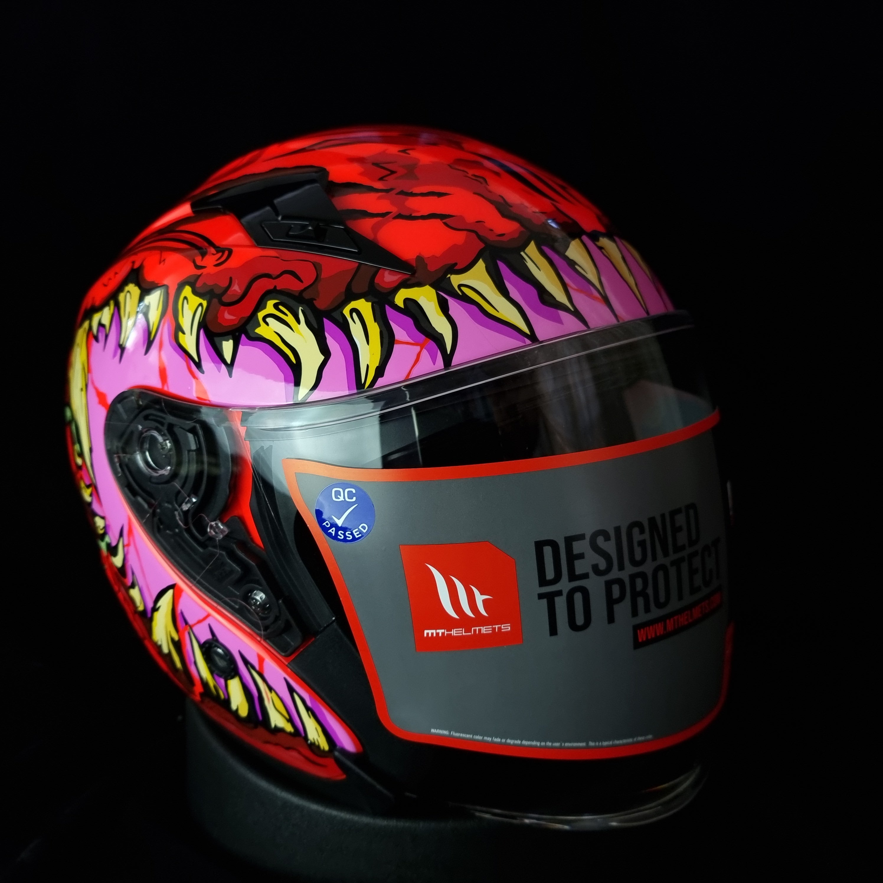 [Limited Edition] MT Helmets Avenue SV Kraken A5 Gloss Red Helmet
