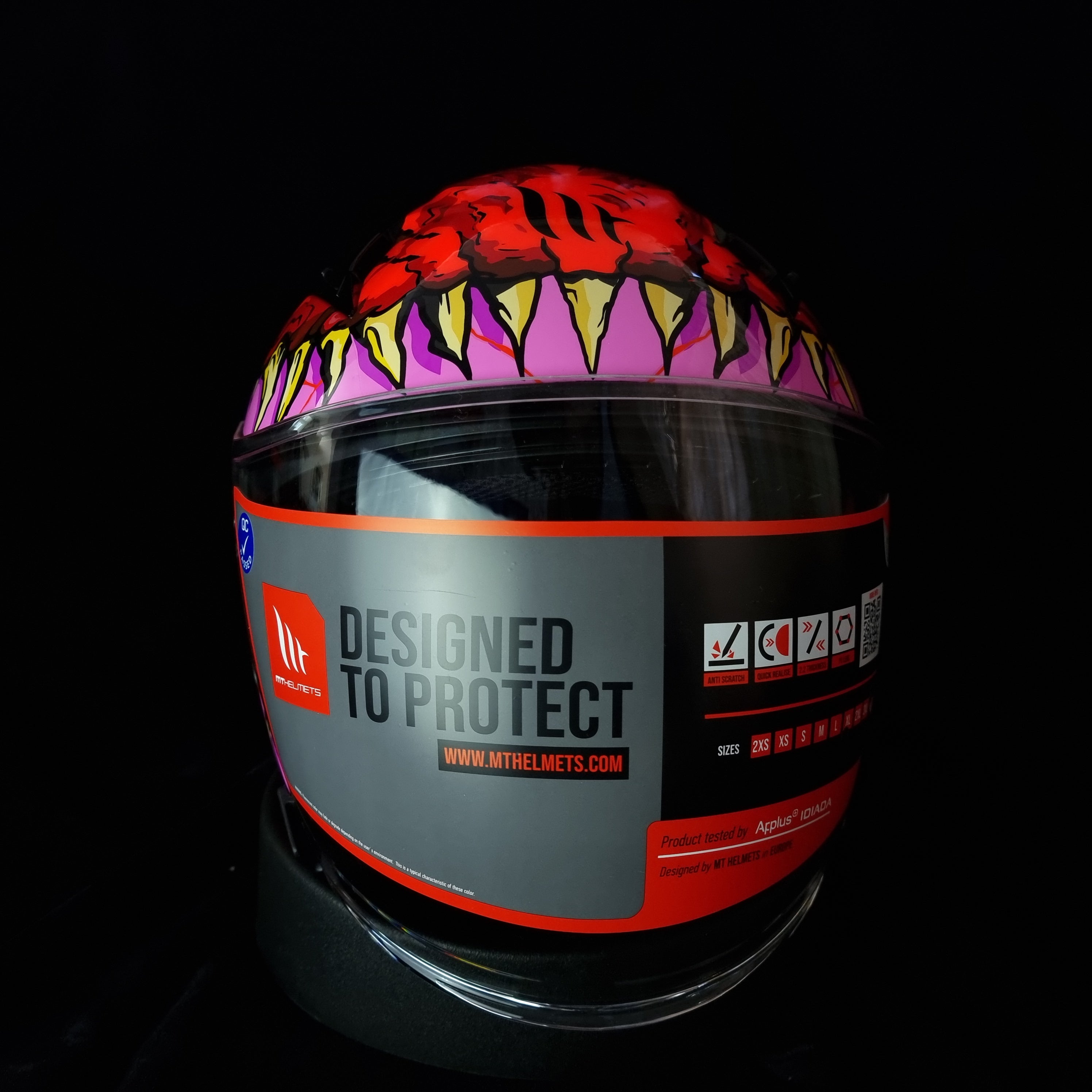 [Limited Edition] MT Helmets Avenue SV Kraken A5 Gloss Red Helmet