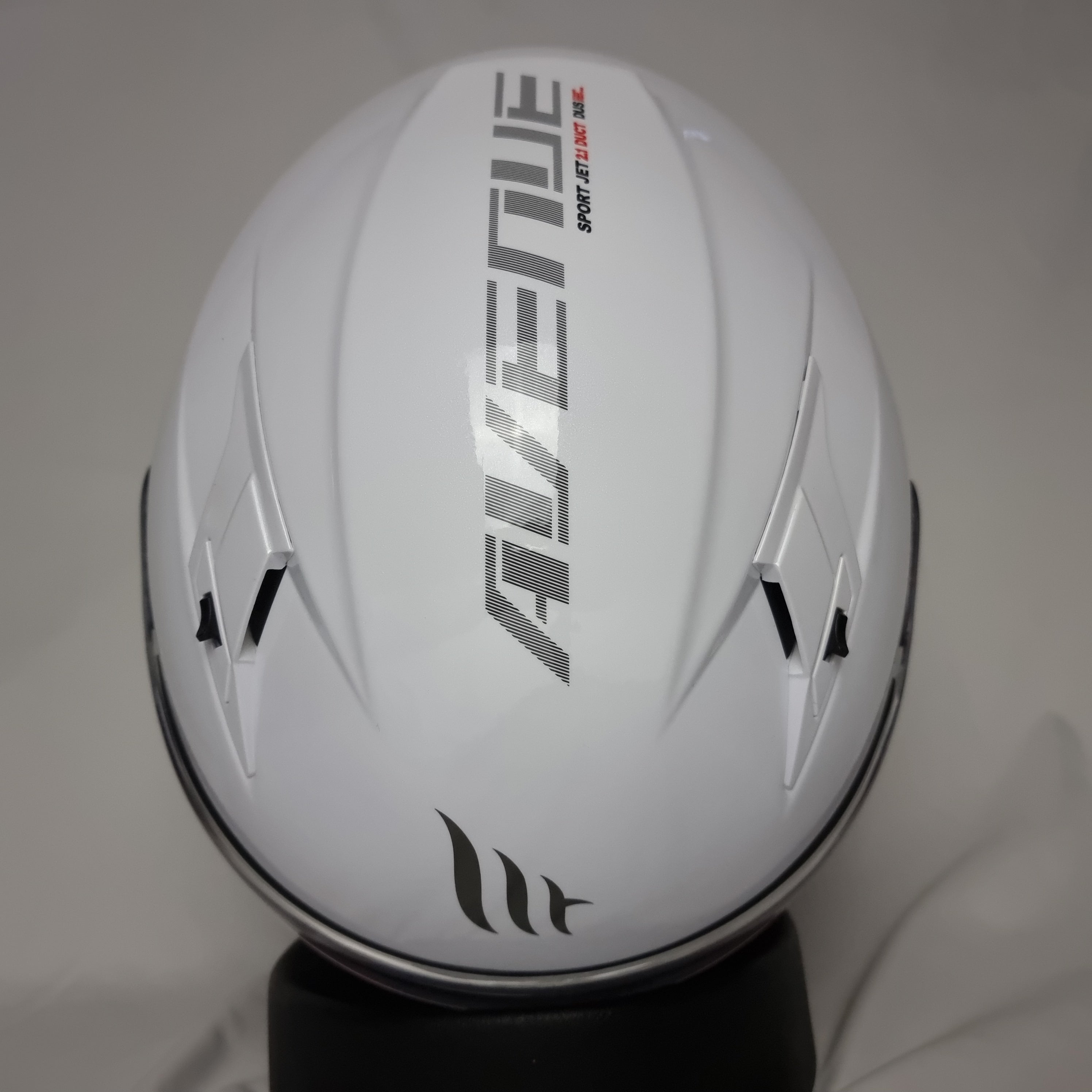 MT Helmets Avenue SV Plain Gloss White Helmet