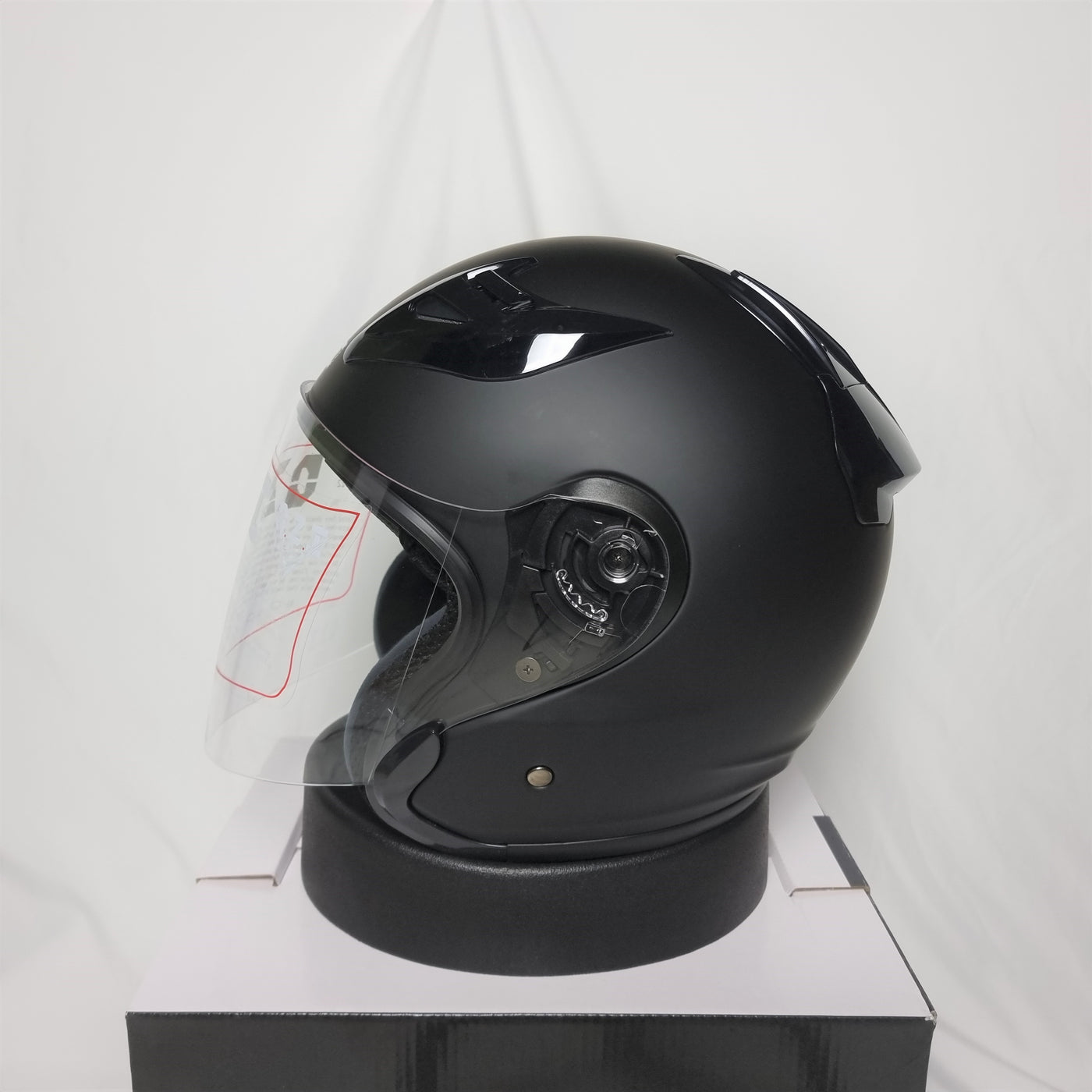 OZI 22 Matt Black Helmet