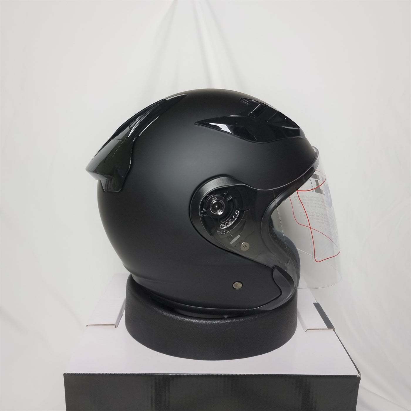 OZI 22 Matt Black Helmet