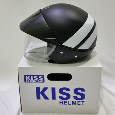 KISS #04 Matt Black/ White LIMITED EDITION Helmet
