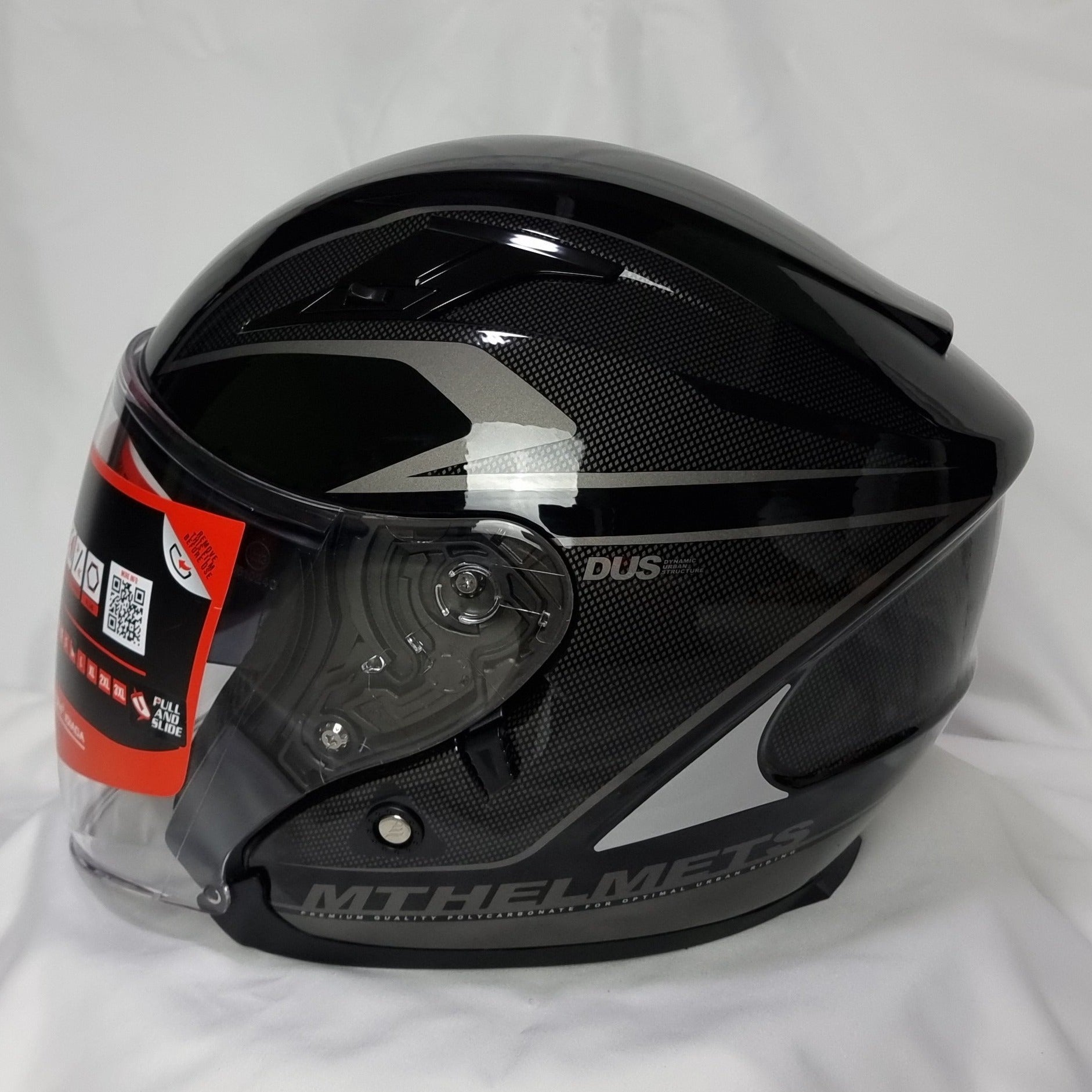 MT Helmets Avenue SV Civvy A1 Gloss Black Helmet