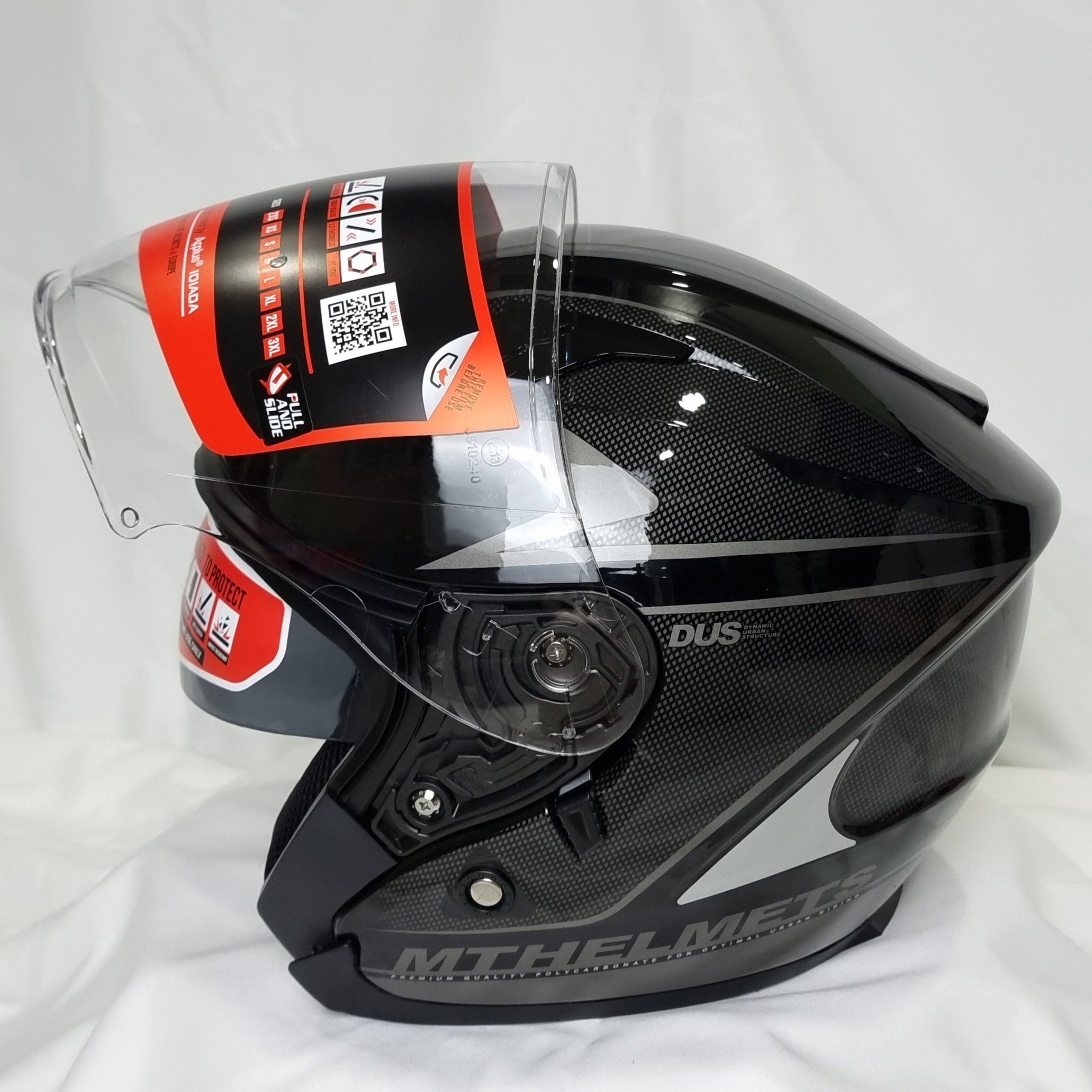MT Helmets Avenue SV Civvy A1 Gloss Black Helmet