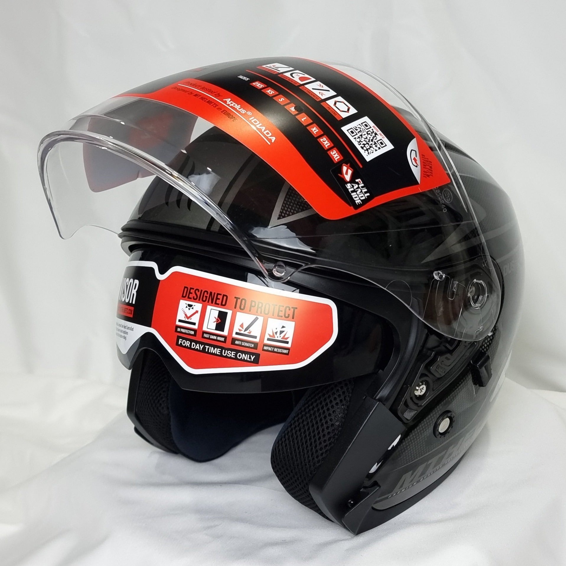 MT Helmets Avenue SV Civvy A1 Gloss Black Helmet