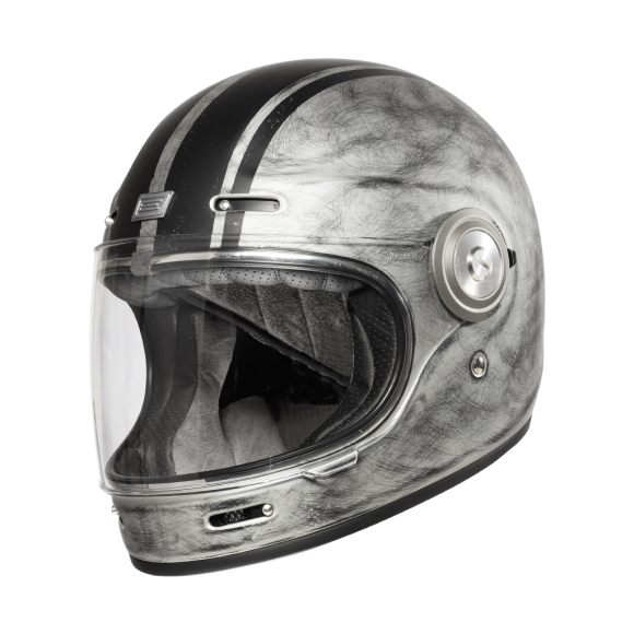 Origine Vega Custom Matt Silver Helmet