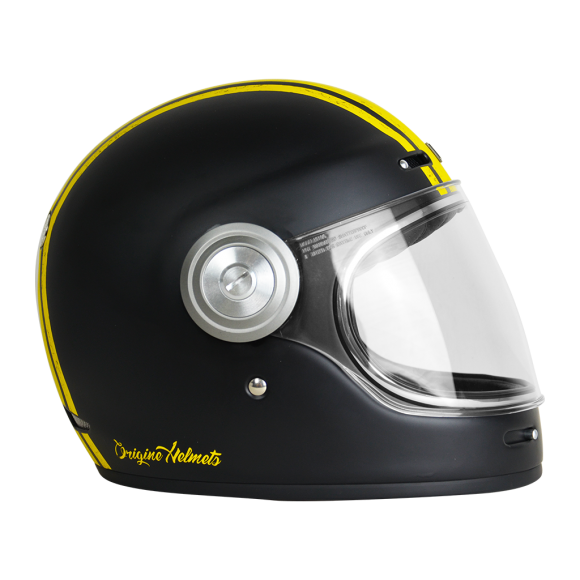 Origine Vega Custom Yellow Black Helmet