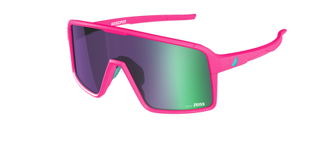 Melon Kingpin Sunglasses (Trail) Neon Pink/Turquoise Highlights/Violet Chrome