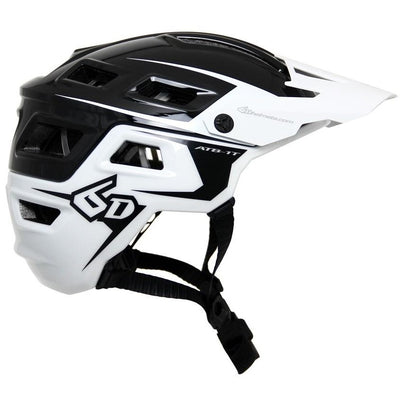 6D ATB-1T Evo Black White Helmet