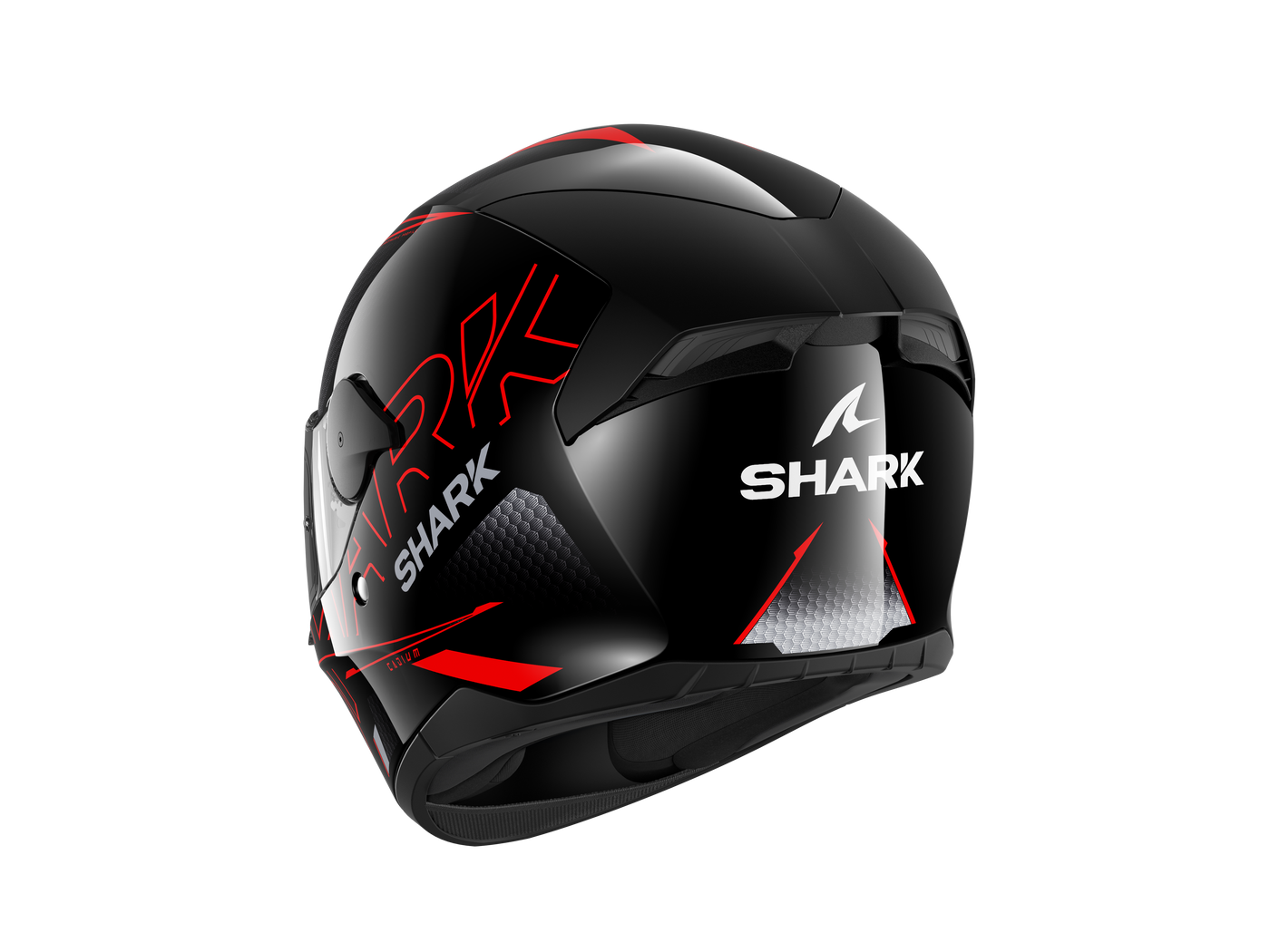 Shark D-Skwal 2 Cadium Black Grey Red Helmet (KRK)