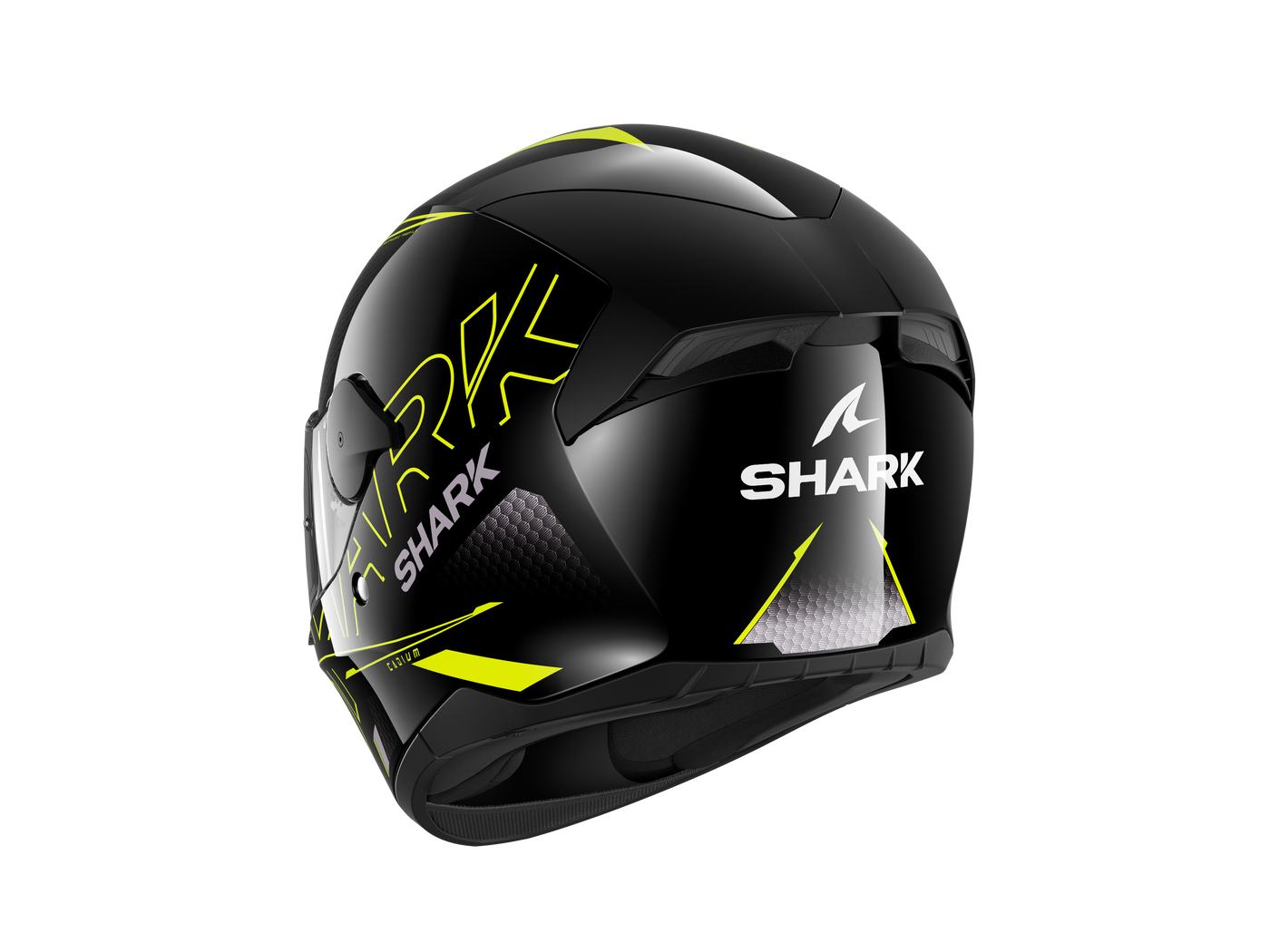 Shark D-Skwal 2 Cadium Black Grey Yellow Helmet (KYK)