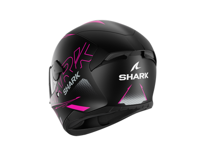 Shark D-Skwal 2 Cadium Matt Black Grey Pink Helmet (KVK)