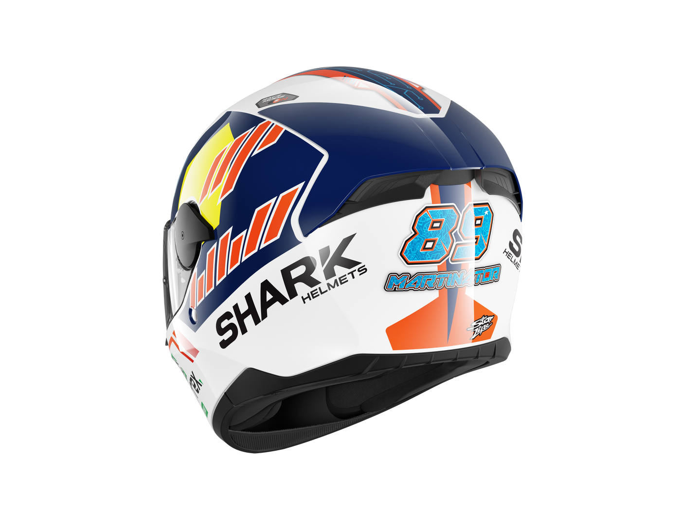 Shark D-Skwal 2 Jorge Martin Blue White Red Helmet (WBR)
