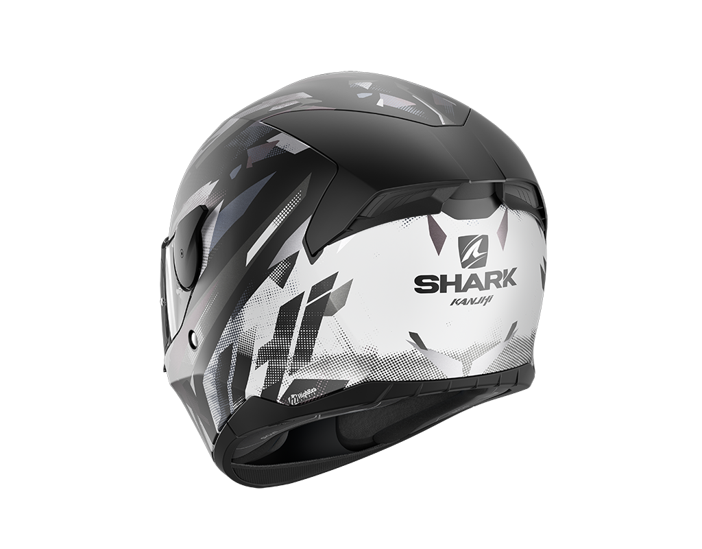 Shark D-Skwal 2 Kanhji Mat Black White Anthra Helmet (KWA)