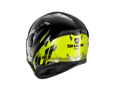 Shark D-Skwal 2 Kanhji Black Yellow Anthrac Helmet (KYA)