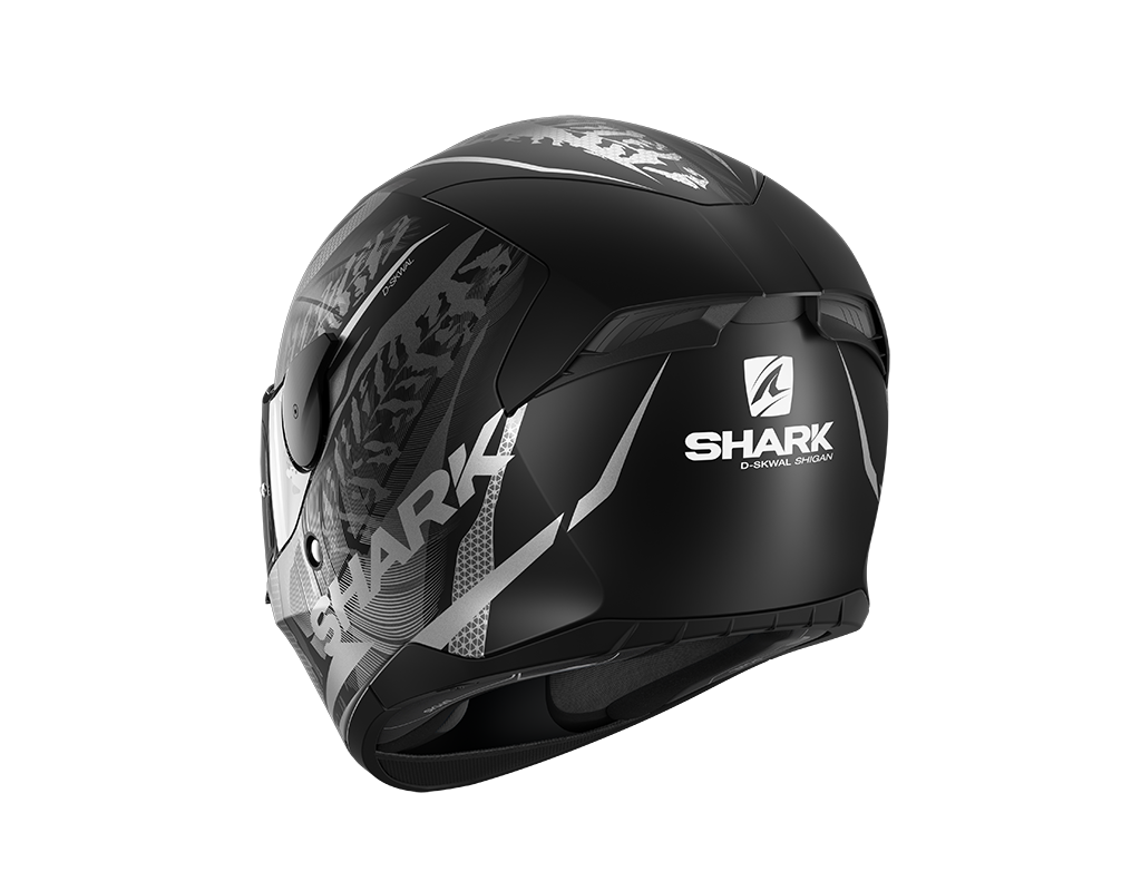 Shark D-Skwal 2 Shigan MAT Black silver Helmet (KSS)