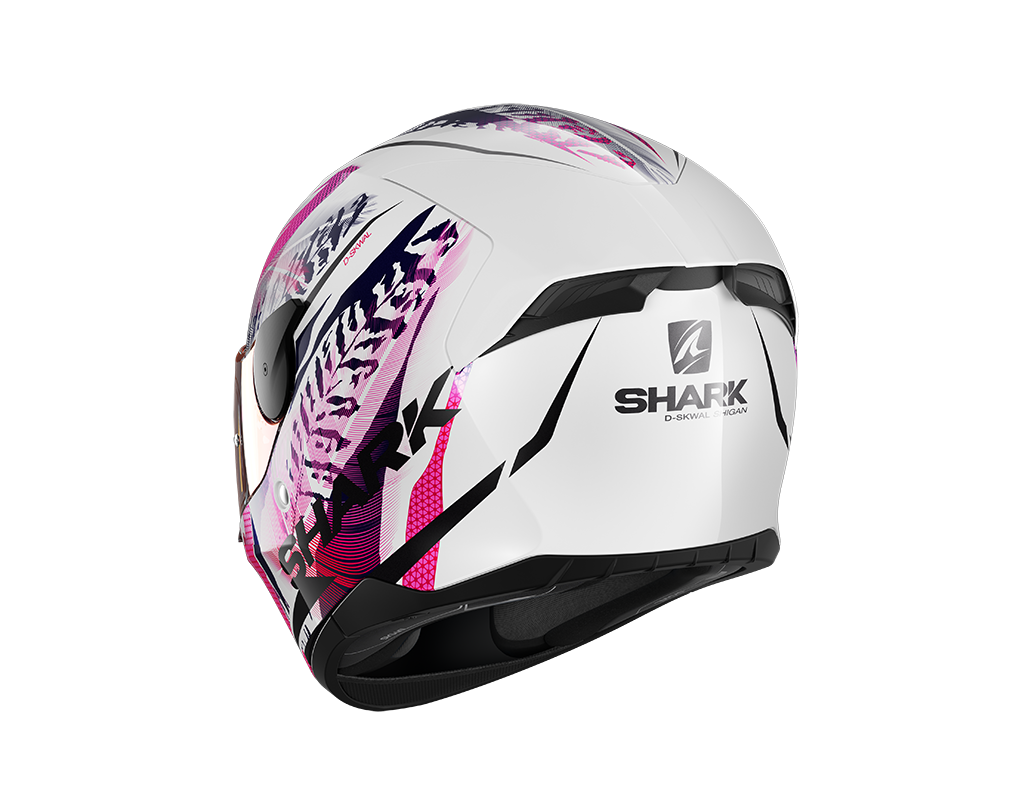 Shark D-Skwal 2 Shigan White Black Violet Helmet (WKV)