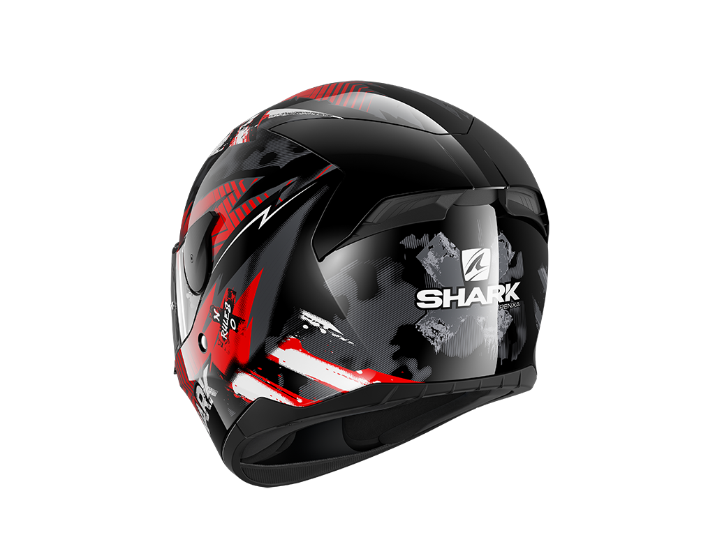 Shark D-Skwal 2 Penxa Black Red Anthracite Helmet (KRA)
