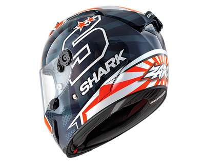Shark Race-R Pro Replica Zarco 2019 Blue White Orange Helmet (BWO)