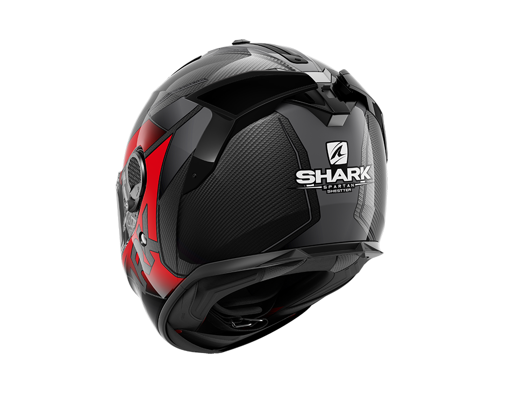 Shark Spartan GT Carbon Shestter Red Helmet (DRA)