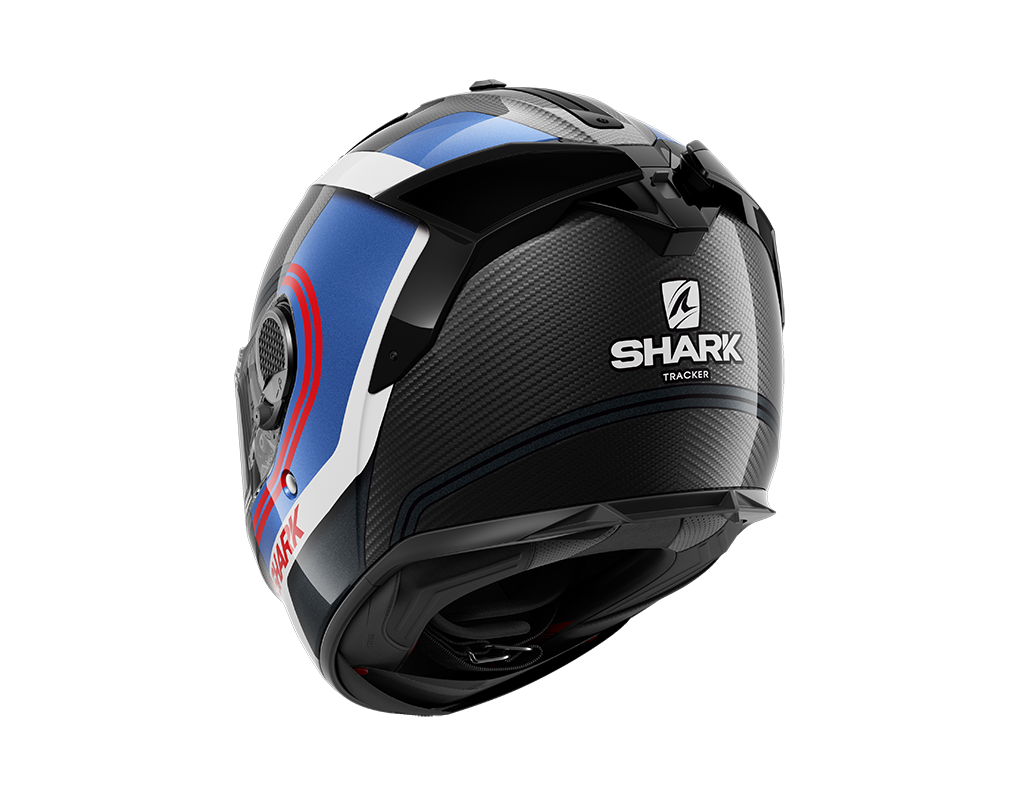 Shark Spartan GT Carbon Tracker Blue Red Helmet (DBR)