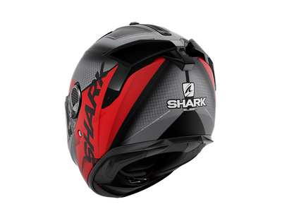 Shark Spartan GT Elgen Mat Black Anthracite Red Helmet (KAR)