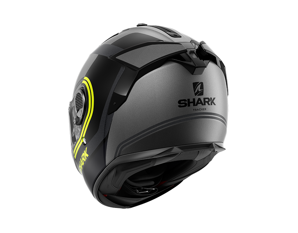 Shark Spartan GT Tracker Mat Anthracite Black Yellow Helmet (AKY)